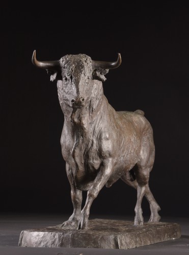 'Toro de Solida' par BENLLIURE, M. (Mariano Benlliure, 1862-1947) - Mora Antiques