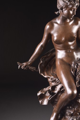 Auguste Moreau (1834-1917) - Vénus désarmant Cupidon - Mora Antiques