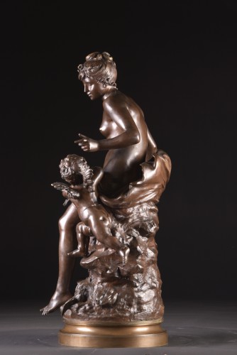 Art nouveau - Auguste Moreau (1834-1917) - Vénus désarmant Cupidon
