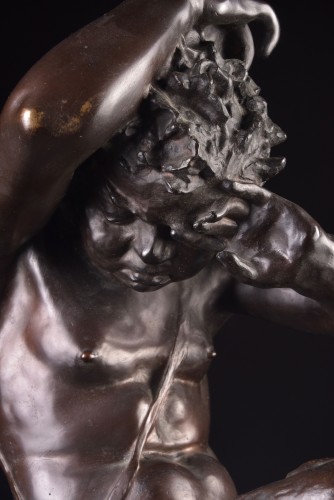 Early 19th c., Bronze Satyr Sculpture, after Clodion - 