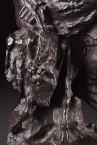  - Satyre en bronze, d'après Clodion