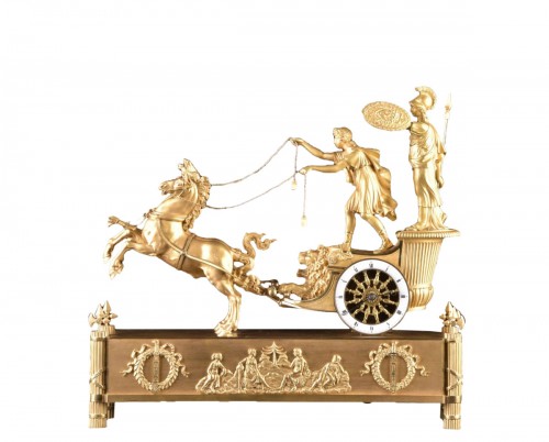 Grande horloge de char Empire célèbre, Paris ca. 1805-1810