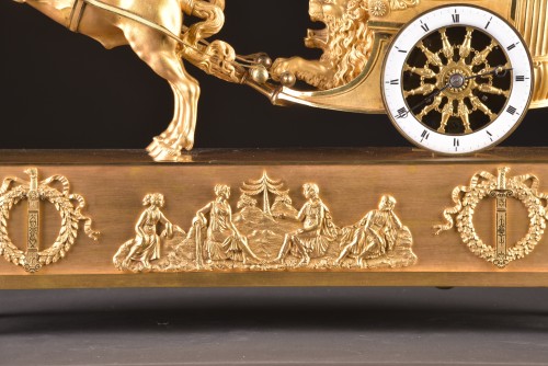  A large famous Empire chariot clock, Paris ca. 1805-1810 - Empire