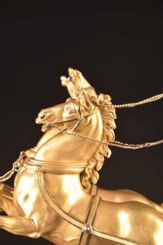 Empire -  A large famous Empire chariot clock, Paris ca. 1805-1810