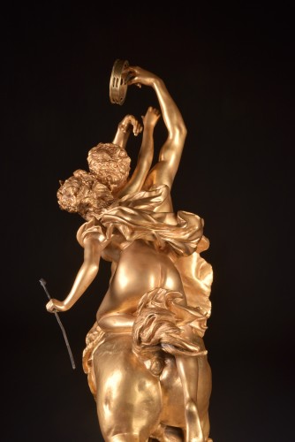 Antiquités - “Nessus and Deianeira” gilded bronze - A.J. Le Duc (1848-1918)