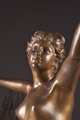 Hebe et l'Aigle  -  Luca Madrassi (1848-1919) - Sculpture Style Art nouveau