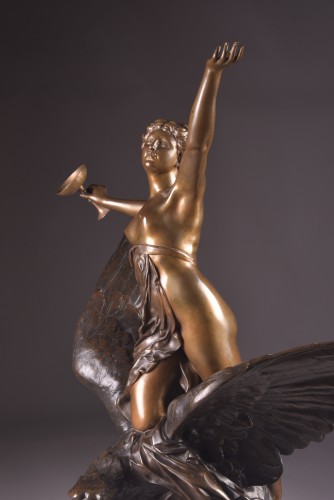 Hebe et l'Aigle  -  Luca Madrassi (1848-1919) - Art nouveau