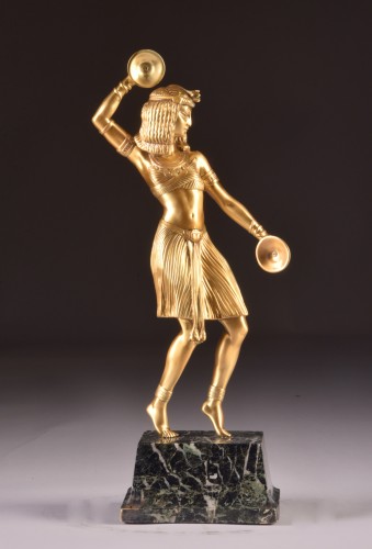 Large beautiful figure of Egyptian dancer, ca. 1900