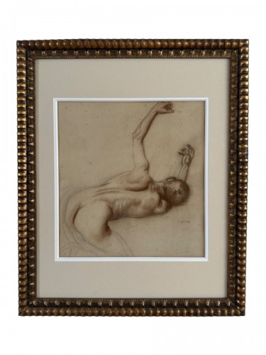 Franz von Stuck (1863–1928) esquisse préparatoire pour « La Bataille des Centaures »