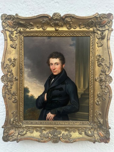 Pair of Portraits by Leopold Fertbauer (1802–1875) - Paintings & Drawings Style 
