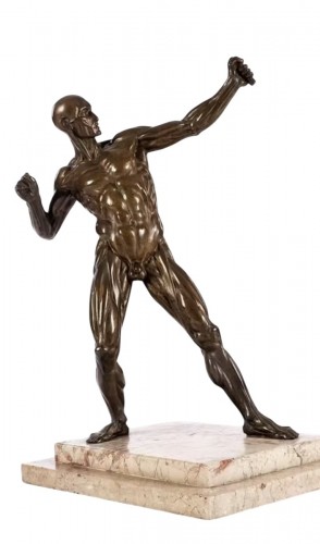 Bronze Sculpture “The Archer” - Follower of Willem van Tetrode