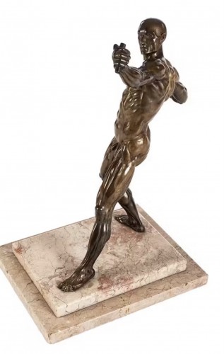 19th century - Bronze Sculpture “The Archer” - Follower of Willem van Tetrode