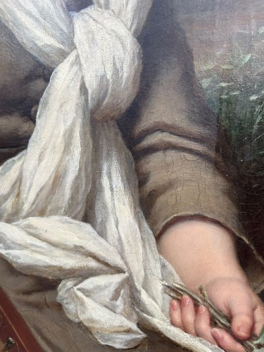 XIXe siècle - Adalbert Franz Eugen Begas (1836–1888)« La Chanson Populaire »