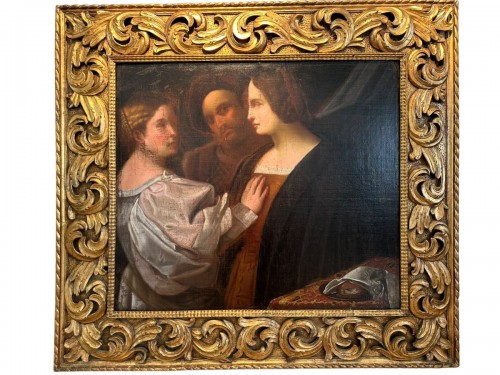 Triple portrait Attribué à Giovanni Cariani (1485–1547)