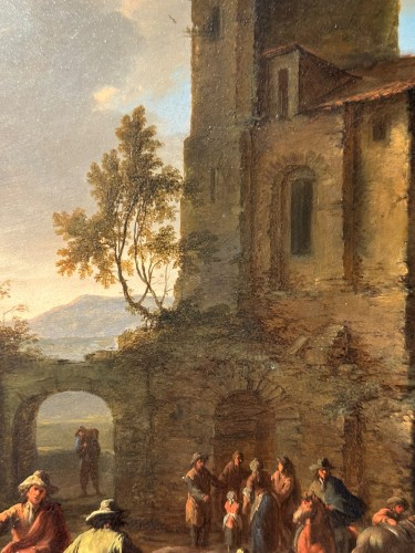 Franz de Paula FERG (1689-1740) - ruines animées - NewAGG Raritet Antique Gallery