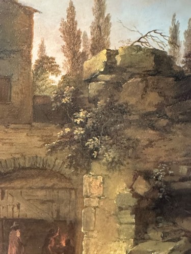 XVIIIe siècle - Franz de Paula FERG (1689-1740) - ruines animées