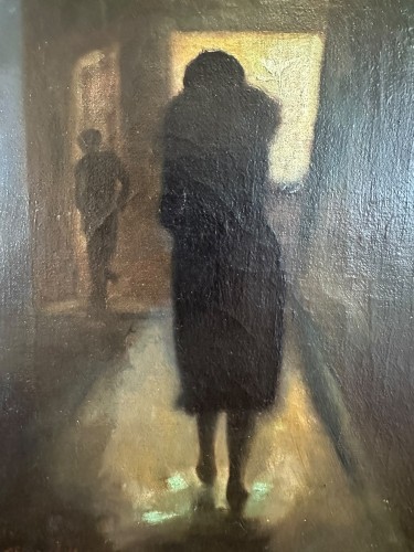 Nicolas Sinezouboff (1891-1948) - Scène de rue nocturne - NewAGG Raritet Antique Gallery