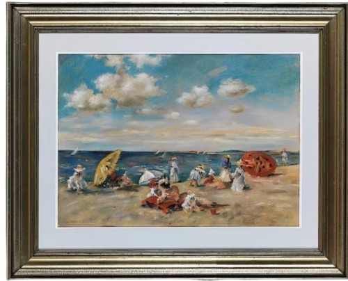 Willard Leroy Metcalf (1858-1925) On the Beach Long Island, 1902