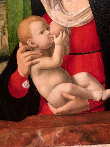 Tableaux et dessins  - Madonna Lactans (c. 1490) - Cima da Conegliano et atelier 