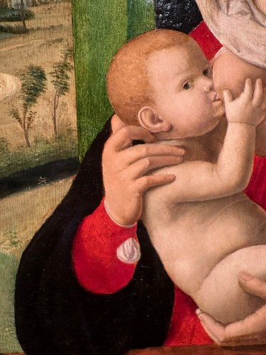 Madonna Lactans (c. 1490) - Cima da Conegliano et atelier  - NewAGG Raritet Antique Gallery