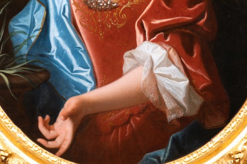 Louis XIV - Portrait de femme aux œillets par Jean Ranc, Paris, vers 1700