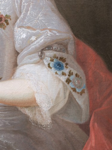 18th century - Portrait of Marie-Anne de Bourbon-Condé, workshop of Pierre Gobert, 1715