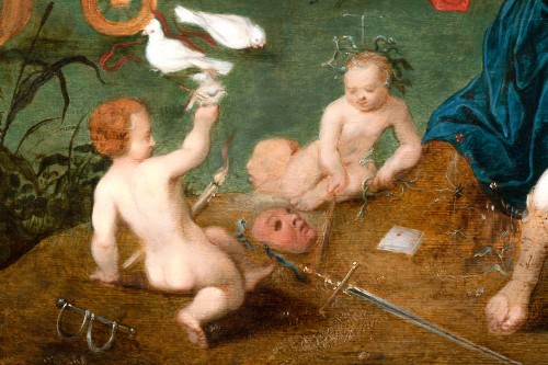 17th century - Adriaen van Stalbemt (Anvers, 1580- 1662) - Allegory of war &amp; peace