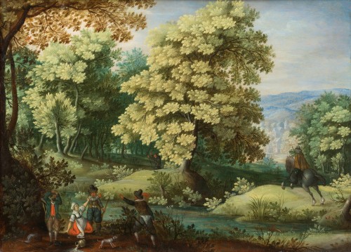 Voyageurs attaqués par des brigands - Anton Mirou (Anvers, 1570-1621)