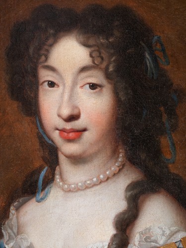 Maria Anna Christine Victoria of Bavaria, 17th c. French school - Paintings & Drawings Style Louis XIV