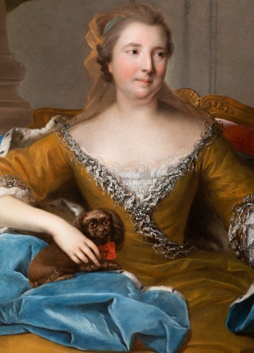 Jean-Marc Nattier (Paris, 1685 - 1766) - Portrait de Charlotte de Hesse-Rheinfels - Galerie Nicolas Lenté