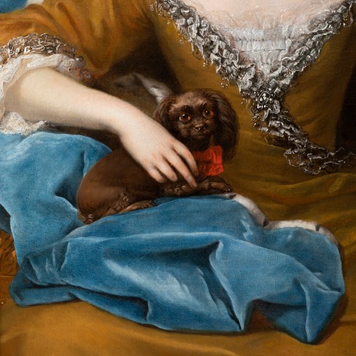 XVIIIe siècle - Jean-Marc Nattier (Paris, 1685 - 1766) - Portrait de Charlotte de Hesse-Rheinfels