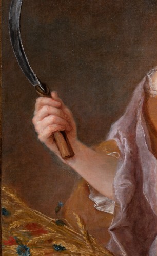 François de Troy, portrait of a lady as the goddess Ceres, circa 1725 - French Regence
