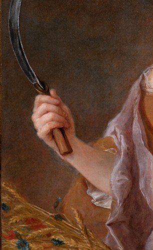 François de Troy, portrait de femme en déesse Cérès, Paris, vers 1725 - Régence