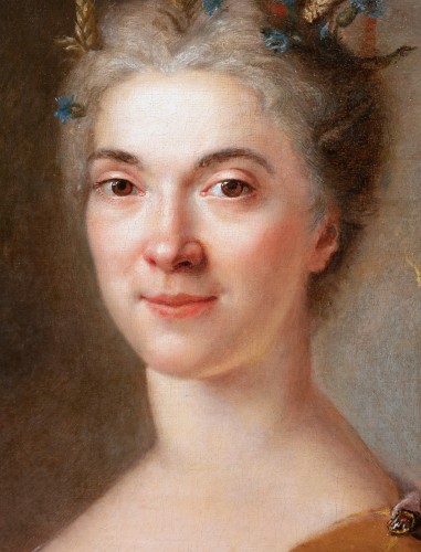 Antiquités - François de Troy, portrait de femme en déesse Cérès, Paris, vers 1725