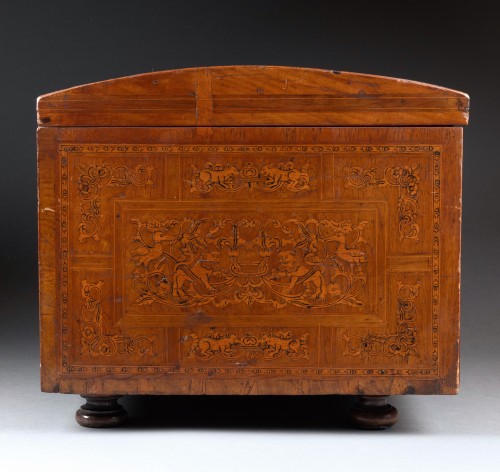 17th century marquetry cabinet, Oaxaca Mexico - Louis XIV