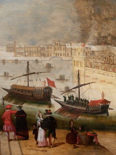 XVIIe siècle - Fête de l’Ascension à Venise- Louis de Caullery (1582-1621)