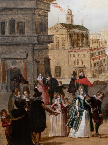 Antiquités - Fête de l’Ascension à Venise- Louis de Caullery (1582-1621)