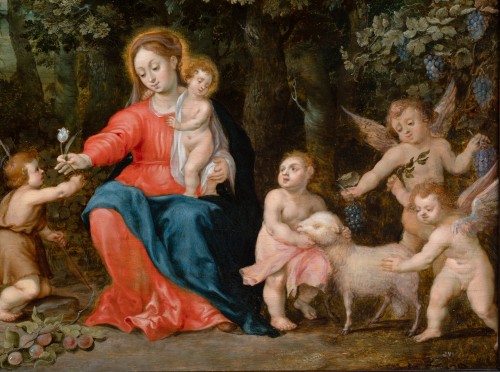 Workshop of Jan Brueghel &amp; Hendrick van Balen - Virgin with Child - 