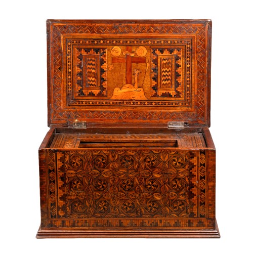 A late 15th c. inlaid writing casket, Florence