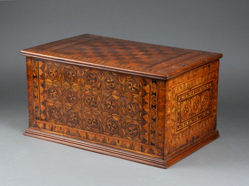 A late 15th c. inlaid writing casket, Florence - Furniture Style Middle age