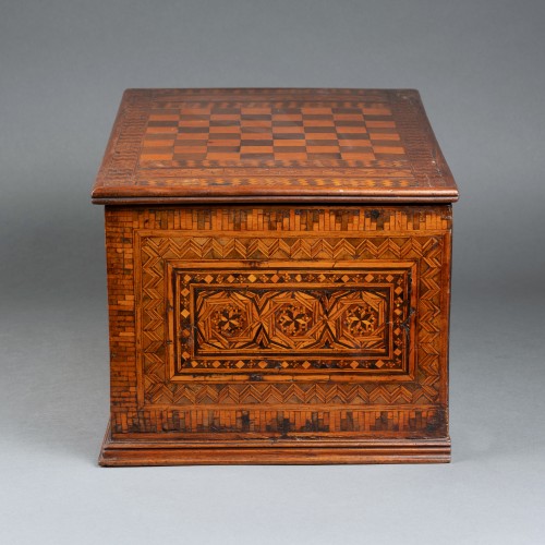 A late 15th c. inlaid writing casket, Florence - 