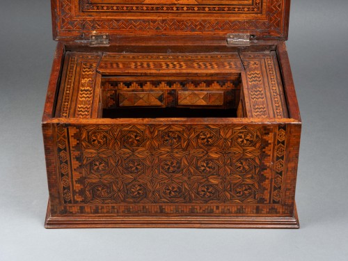 Middle age - A late 15th c. inlaid writing casket, Florence