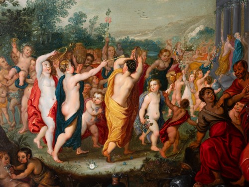 The Triumph of the Infant Bacchus, workshop of H. Van Balen, Antwerp, 1630 - Louis XIII