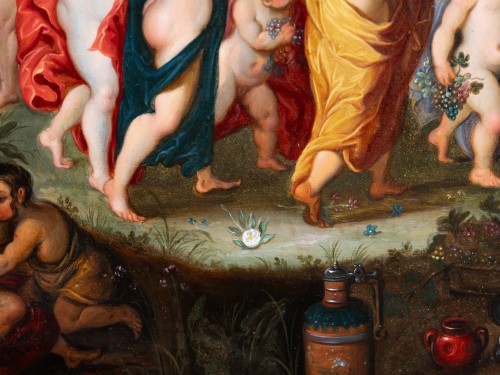 Antiquités - Le Triomphe de Bacchus enfant - Atelier d’Hendrick Van Balen, vers 1630