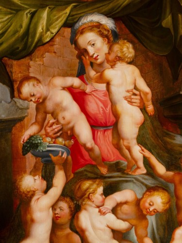 Renaissance - Allegory of Charity - Pupil of Lambert Lombard (1505-1566)