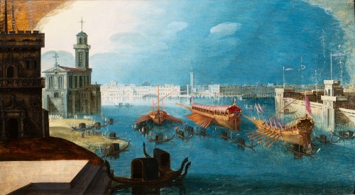 Ascension day in Venise by Louis de Caullery (1582-1621)