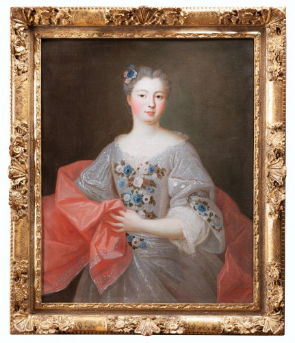 Marie-Anne de Bourbon-Condé en Flore, atelier de Pierre Gobert vers 1715