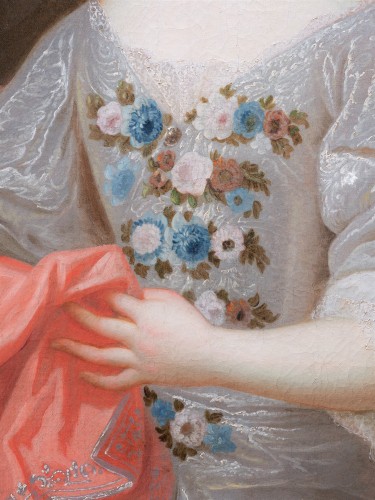 Marie-Anne de Bourbon-Condé en Flore, atelier de Pierre Gobert vers 1715 - Galerie Nicolas Lenté