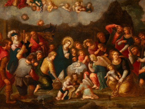 Adoration des bergers, attribué à Louis de Caullery (1580-1622), vers 1620 - Renaissance