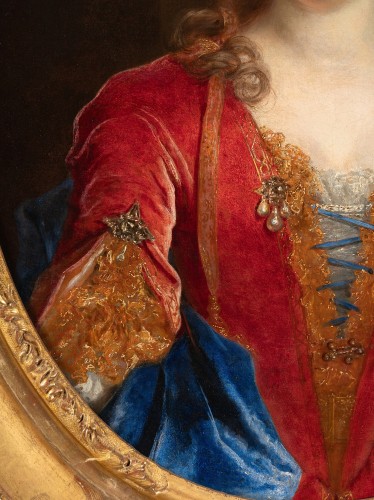 Paintings & Drawings  - Portrait of lady - Nicolas de Largillière (1656-1746) circa 1695